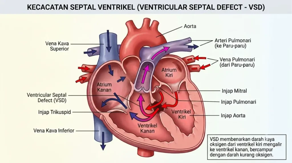 JANTUNG BERLUBANG - kecacatan septal ventrikel